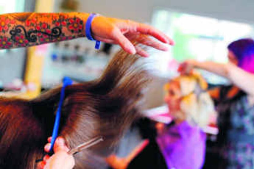  The Sweet200 salon in north Oak Cliff has joined a national drive to collect human hair and...