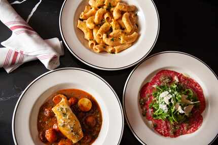 In addition to pizza, executive chef Irwin Torres' team is also making spicy vodka rigatoni,...
