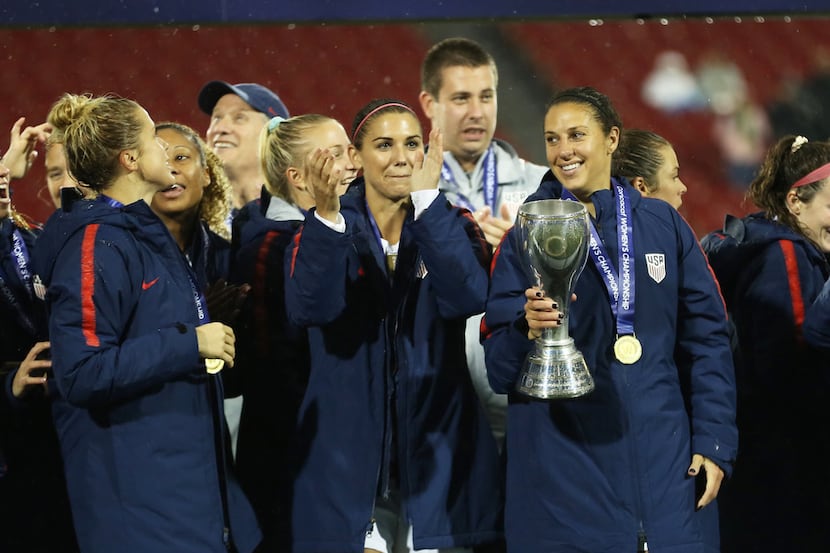 USA and Canada faced each other during the CONCACAF Women's Championship Final at Toyota...