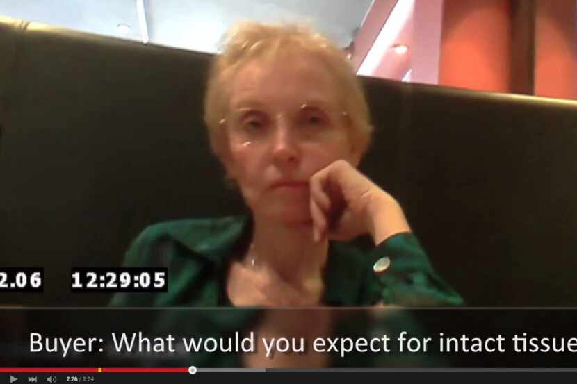 Secretly recorded video of Planned Parenthood medical director Mary Gatter and other...