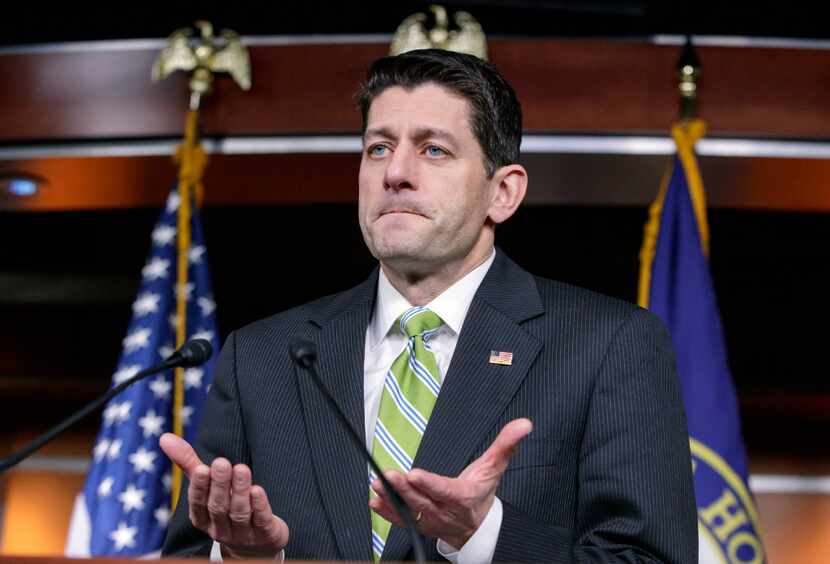 House Speaker Paul Ryan, R-Wis., announces that he is pulling the troubled Republican health...