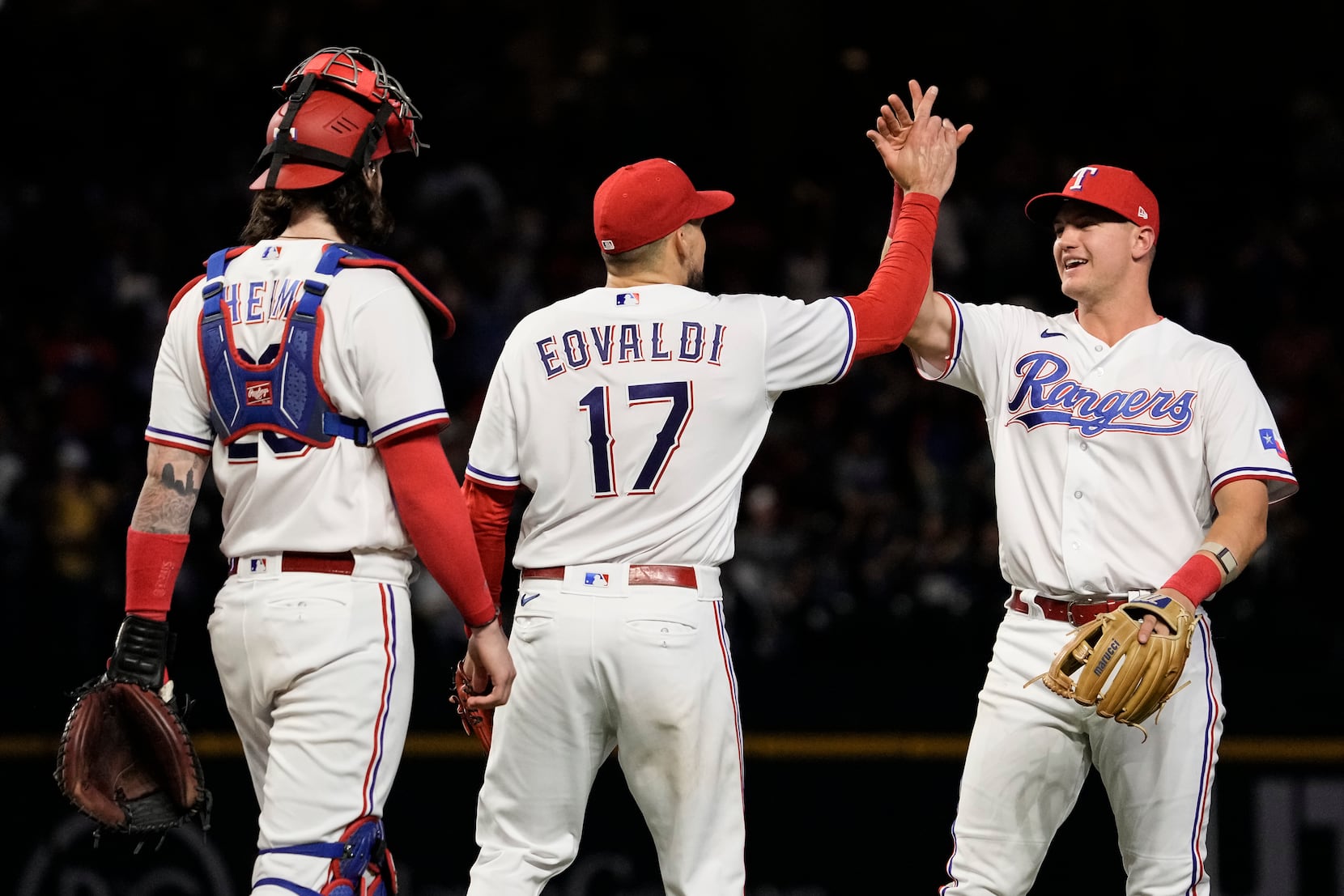 Jonah Heim and Nathan Eovaldi help Texas Rangers edge Houston