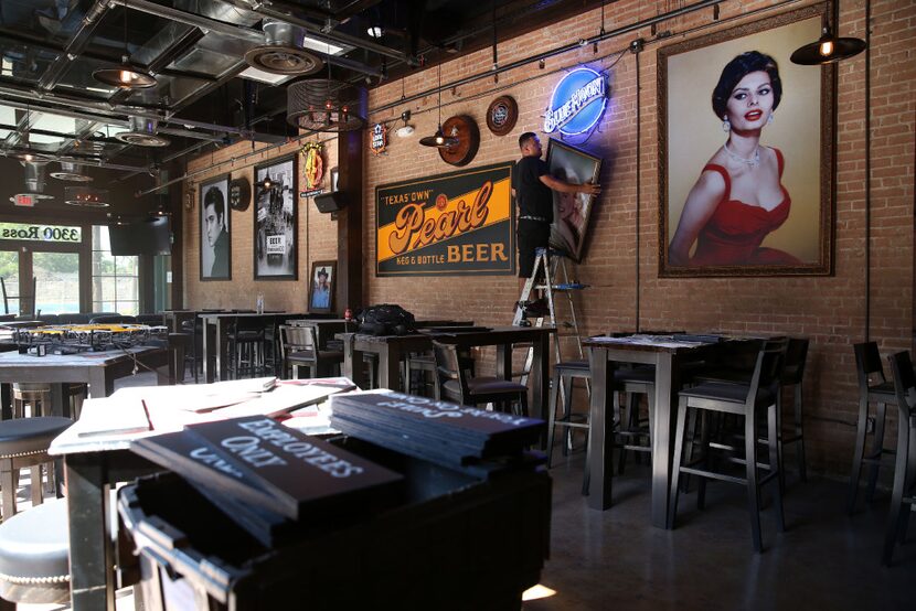 Interior of Little Woodrow's in Dallas on Sept. 12, 2016. (Rose Baca/The Dallas Morning News)