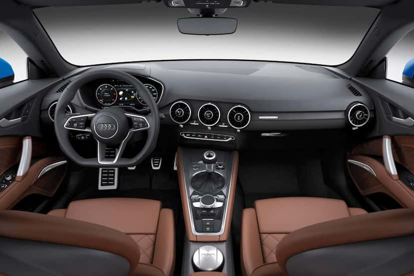 There’s no display screen  or center stack in the 2016 Audi TT Coupe. All of the technical...