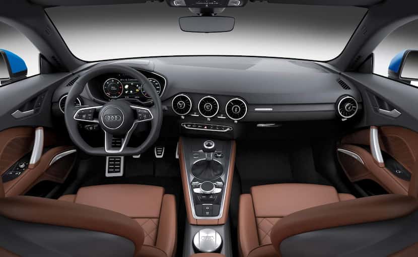There’s no display screen  or center stack in the 2016 Audi TT Coupe. All of the technical...