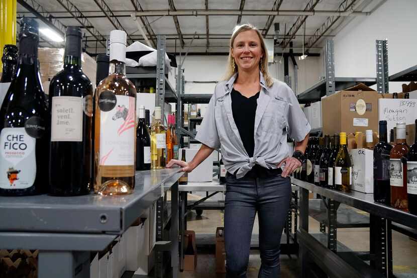 Scout and Cellar owner Sarah Shadonix at her warehouse in Farmers Branch on Aug. 29, 2019. 