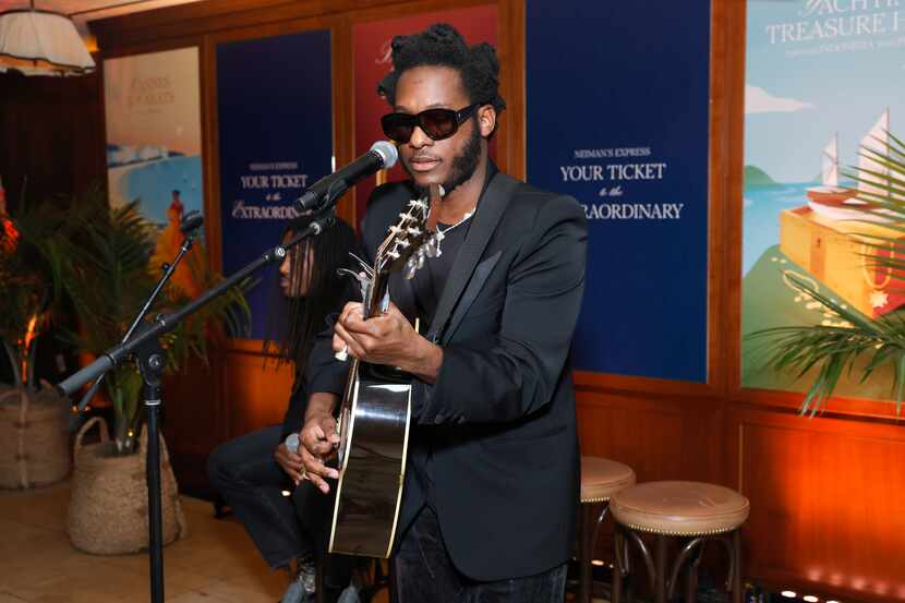 Leon Bridges performed Tuesday evening during the Neiman Marcus Creates the Magic Holiday...