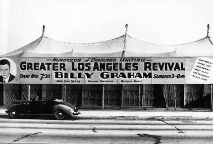 The Reverend Billy Graham's 1949 Los Angeles revival tent. 