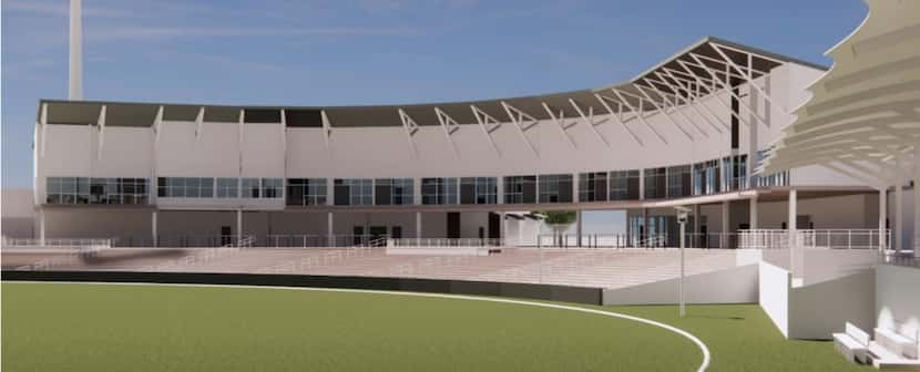 A 7,500-seat cricket stadium is opening this summer in Grand Prairie's Gateway district near...