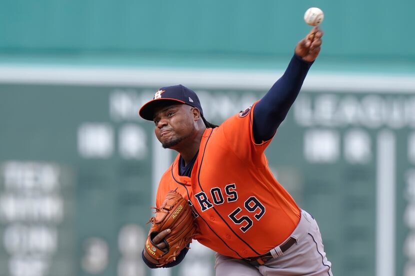 Framber Valdez leads Astros past Red Sox for first sweep at Fenway Park