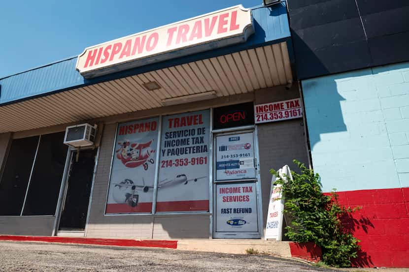 Hispano Travel in Dallas was closed for four months as the COVID-19 pandemic stopped the...