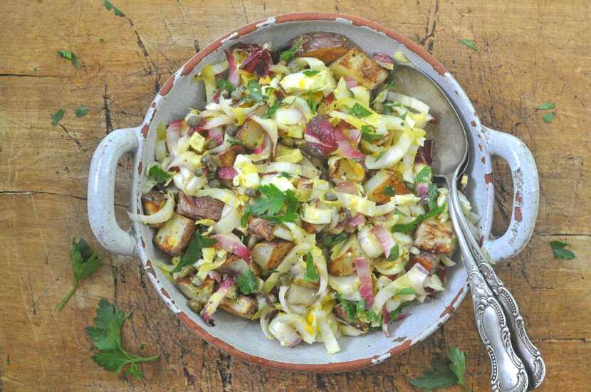 Roasted New Potatoes and Endive Salad 