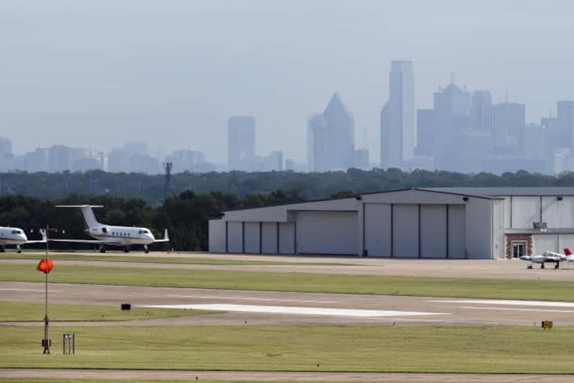 Dallas Executive Airport, pictured on April 24, 2014, will soon start runway improvements...