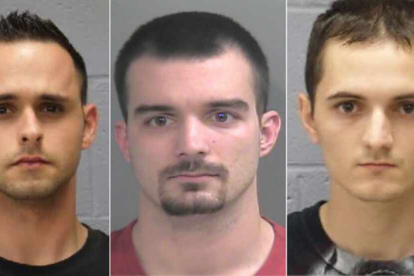  From left: Michael Roberts, Jason Petitt and Theron Vance kidnapped a Dallas woman last...
