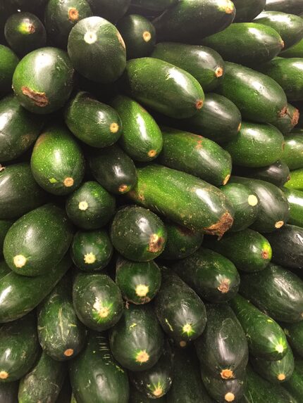 Zucchini for sale at Central Market in Plano 