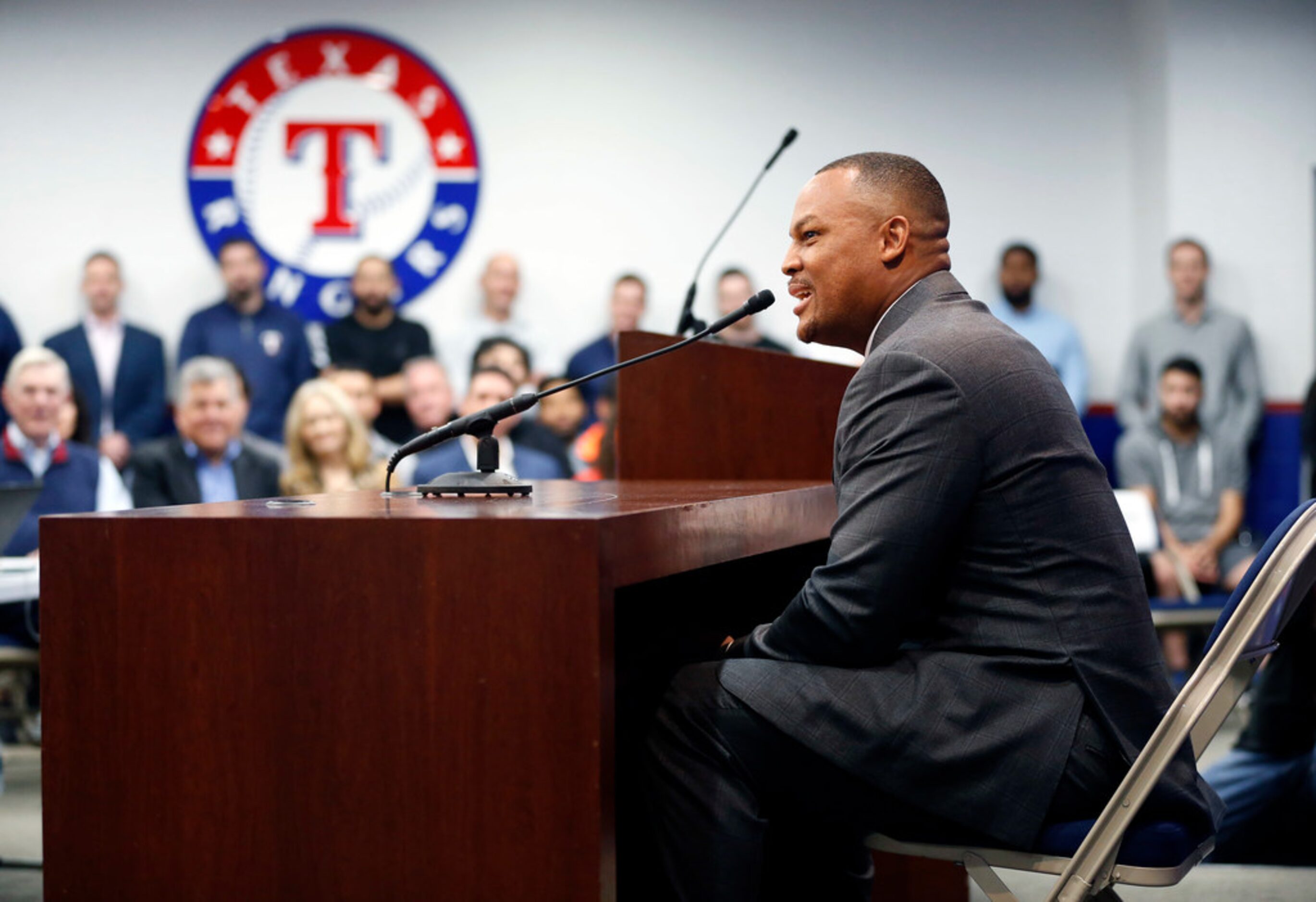 Former Texas Rangers third baseman Adrian Beltre, who announced his retirement from baseball...