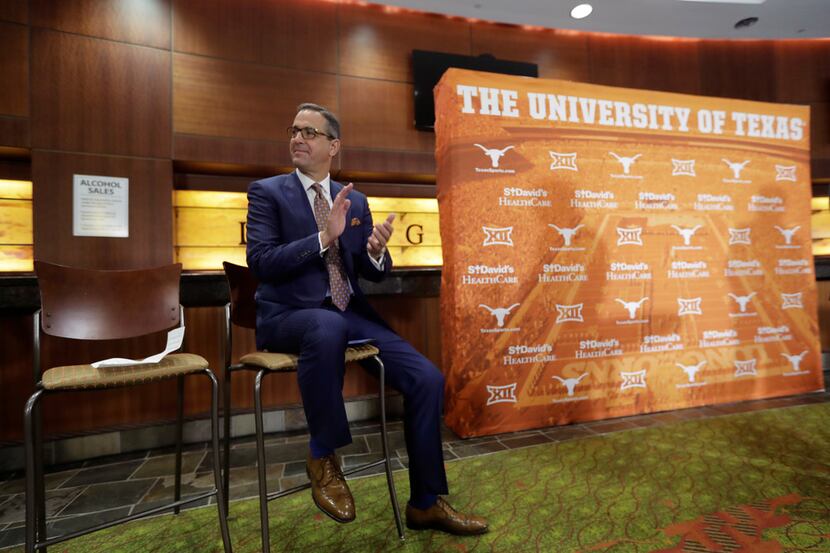 Chris Del Conte attends a news conference where he was introduced at the new vice president...