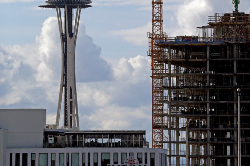 Amazon occupies 40 buildings in downtown Seattle. It has one building under construction and...