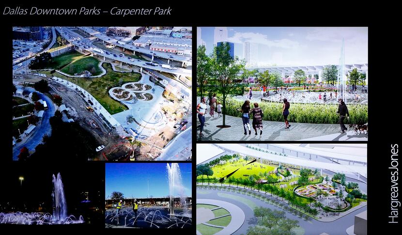 Renderings of Carpenter Park by Hargreaves Jones