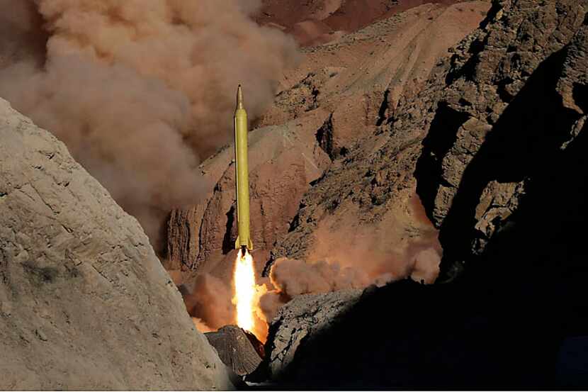  An unarmed ballistic missile was launched Wednesday during a test by Iran's Revolutionary...
