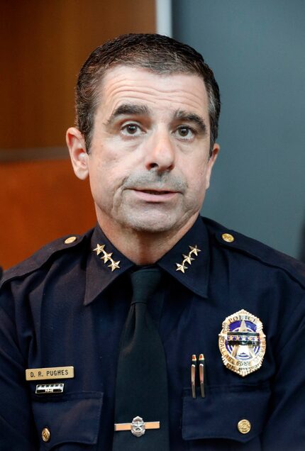 Assistant Chief David Pughes answered questions during a July 7 anniversary panel discussion...