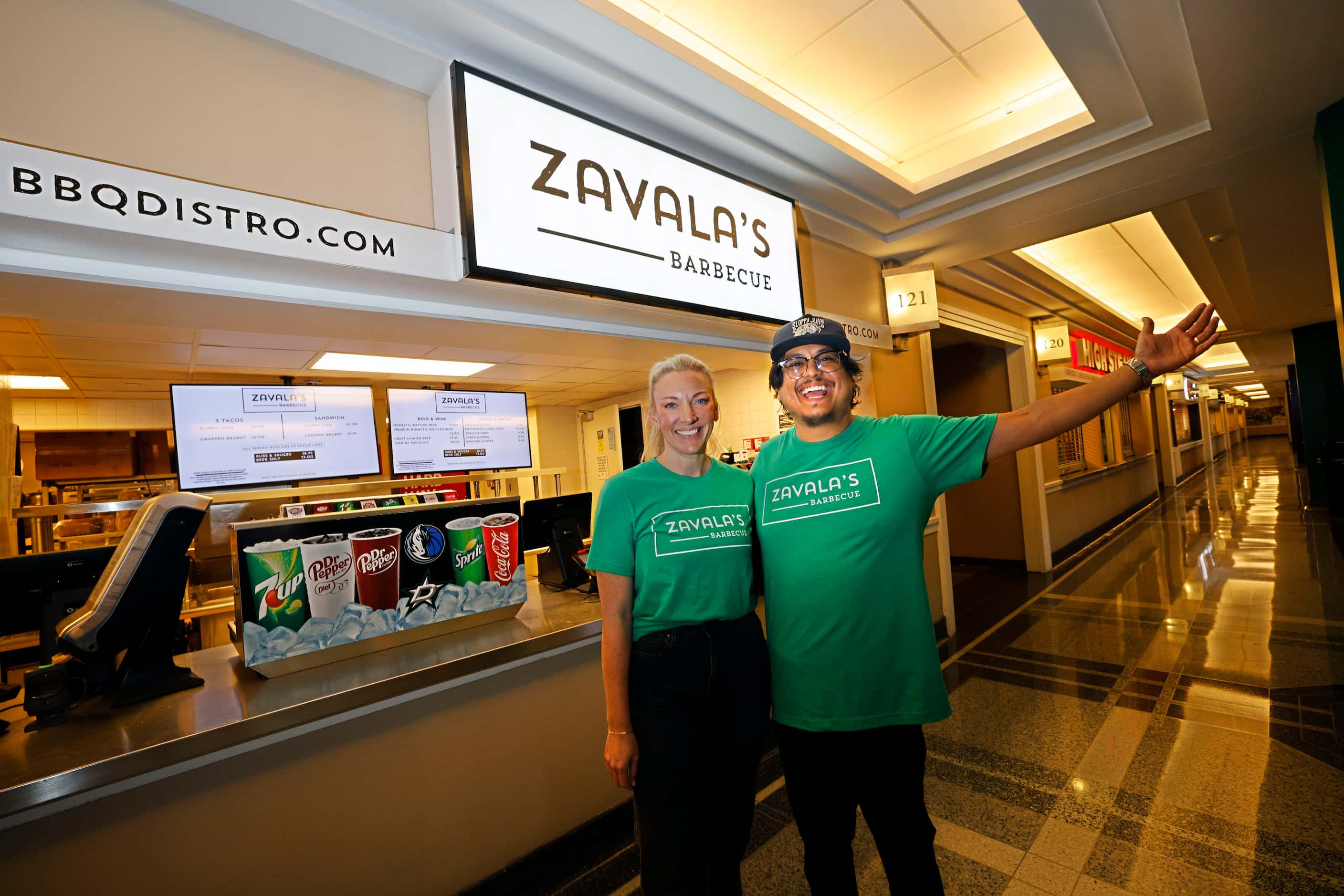 Zavala’s Barbecue owner Joe Zavala and his wife Christan Zavala open their barbecue shop at...