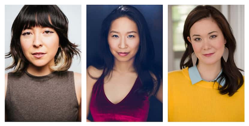 From left: Alex Lin, Zoë Kim and Keiko Green have plays being featured in Amphibian Stage's...