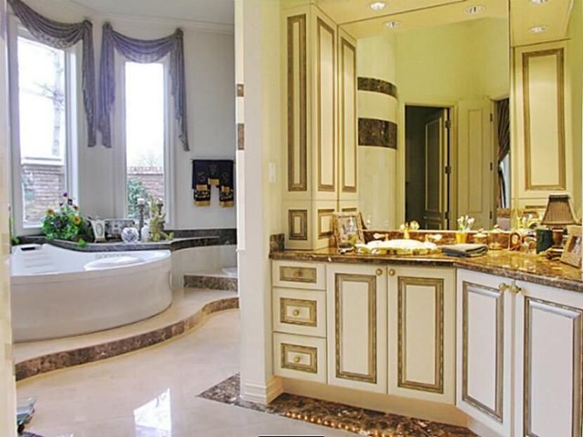 One of the home's seven bathrooms