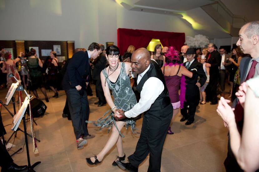 Dancers got into the Roaring '20s spirit at the 2017 Speakeasy party to benefit the Dallas...