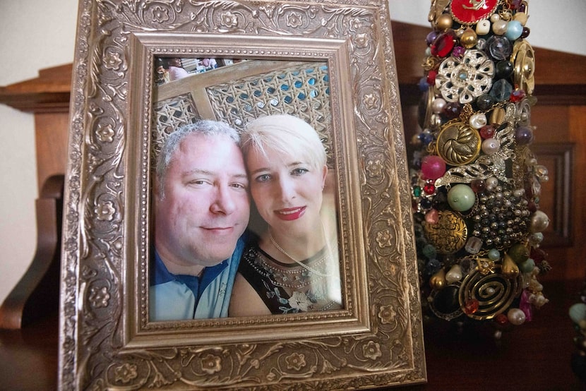 A photo of Sonya Faith Warren with her husband, James Avery, on display at the home of her...