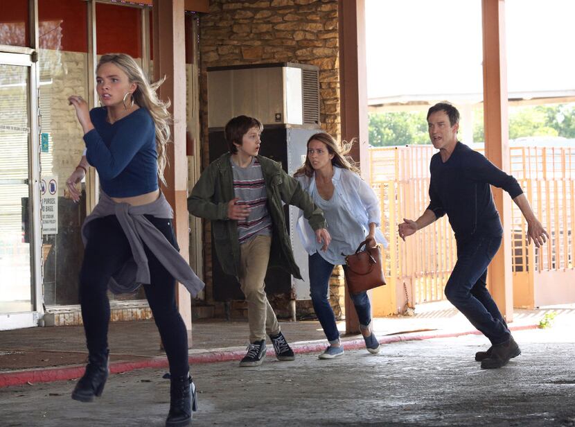 From left: Natalie Alyn Lind, Percy Hynes White, Amy Acker and Stephen Moyer in Fox's The...