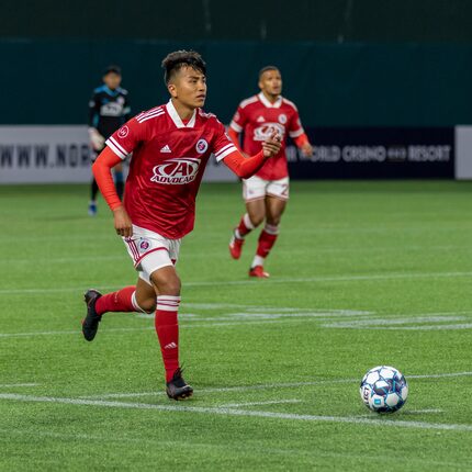 Nicky Hernández en una de sus apariciones del año pasado con el North Texas SC.