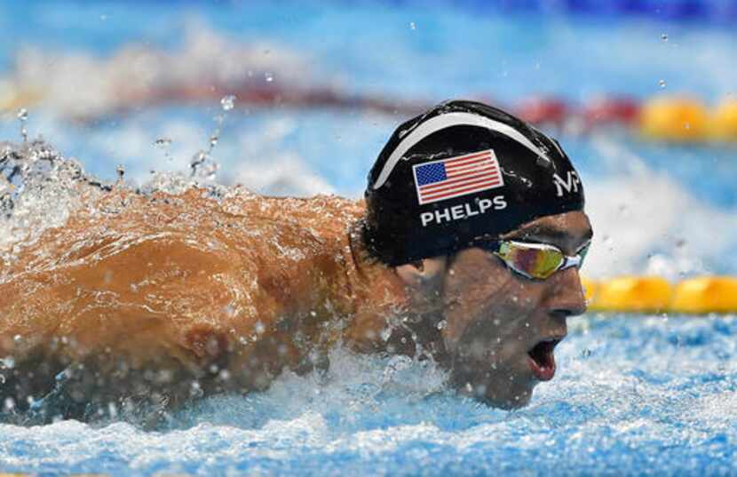 Michael Phelps lleva 4 oros ganados en Rio. Foto AP