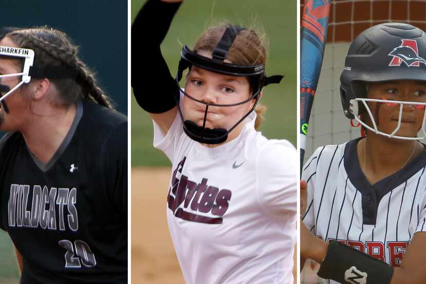 From left to right: Finley Montgomery, Denton Guyer; Jensin Hall, Frisco Heritage;  Tamia...