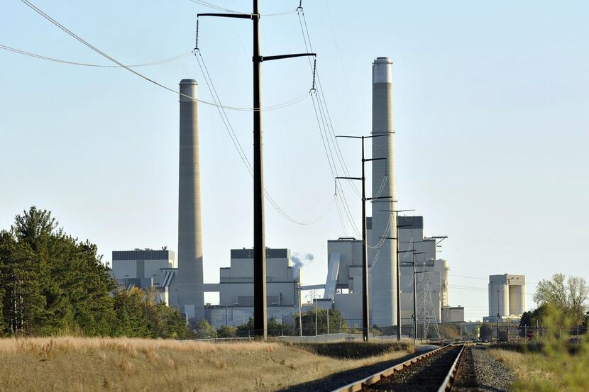 
This 2010 file photo shows Xcel Energys Sherco Power Plant is shown in Becker, Minn. 
