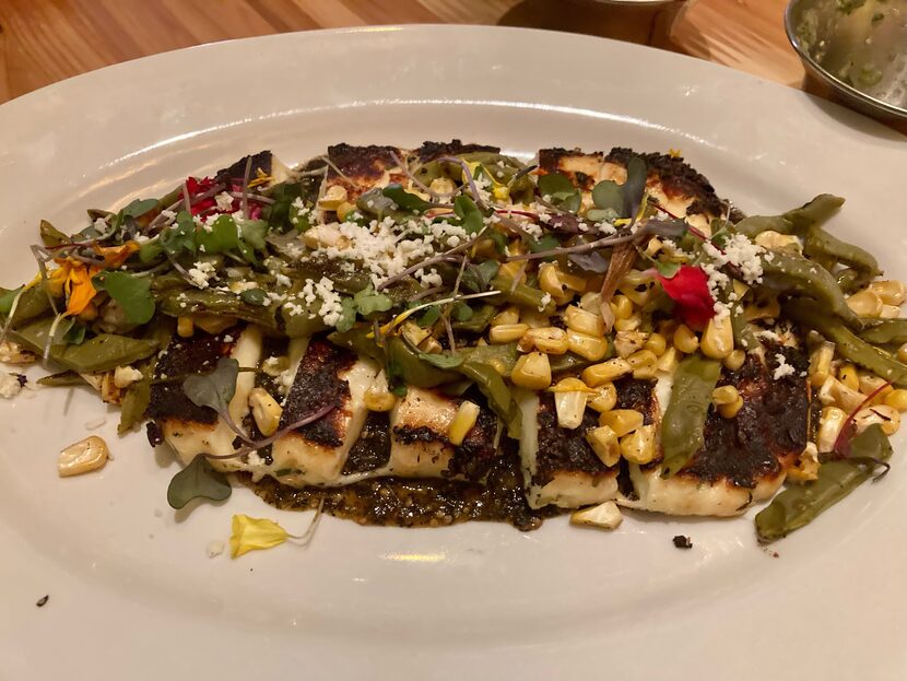 Seared Herb Panela at Hugo s Invitados