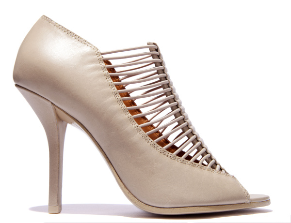 Givenchy Elastic Cage Bootie, $750, Neiman Marcus downtown, 214-741-6911, neimanmarcus.com