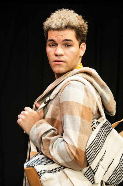 Dominic Pecikonis stars as Angelo in in Cara Mia Theatre Co.'s Dallas premiere of "Swimming...