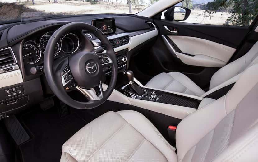 
The 2016 Mazda 6 has an interior that feels even more near-luxury than its carefully...