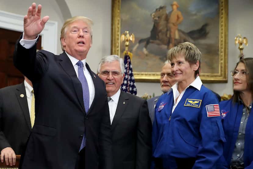 President Donald Trump signed Space Policy Directive 1 this month during a ceremony with...