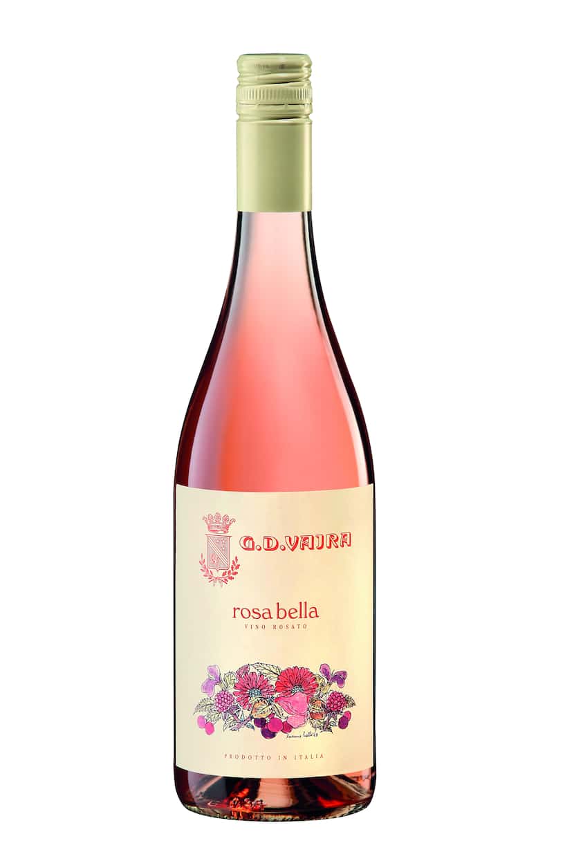 The 2019 G.D. Vajra Rosabella rosato is from Piedmont in northern Italy.