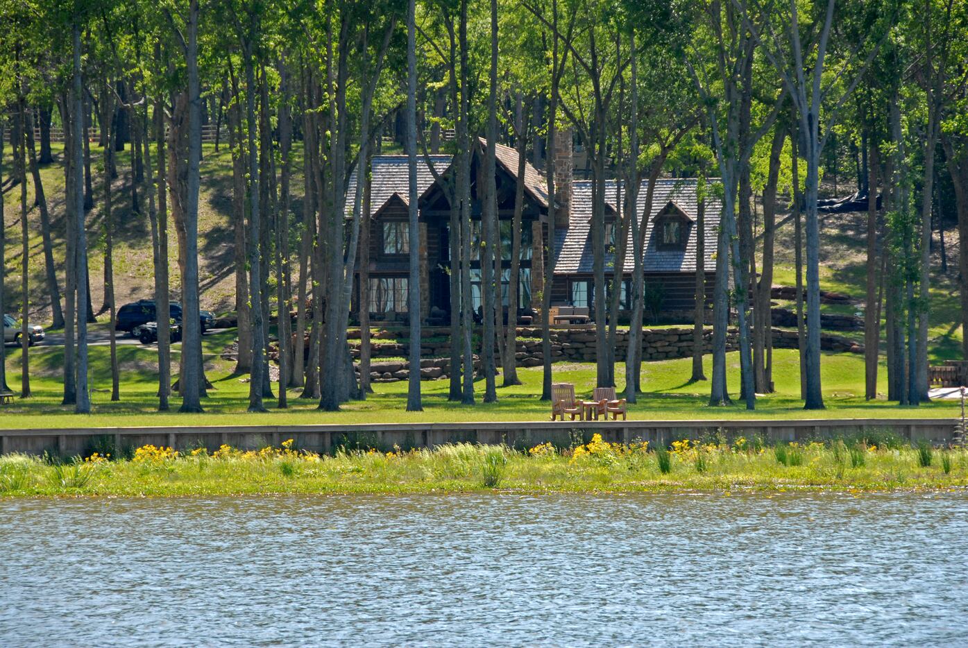 Timber Creek Ranch has a five-bedroom lakefront lodge.