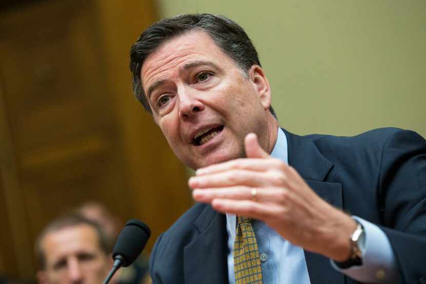 FBI Director James Comey, who testified before the House committee in Washington in July,...