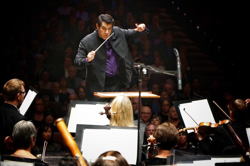 Miguel Harth-Bedoya directed the Fort Worth Symphony Orchestra on opening night of the...