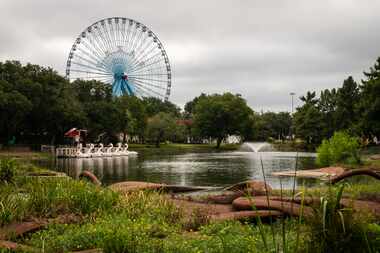 The Leonhardt Lagoon at Fair Park in Dallas, on Aug. 29, 2021.