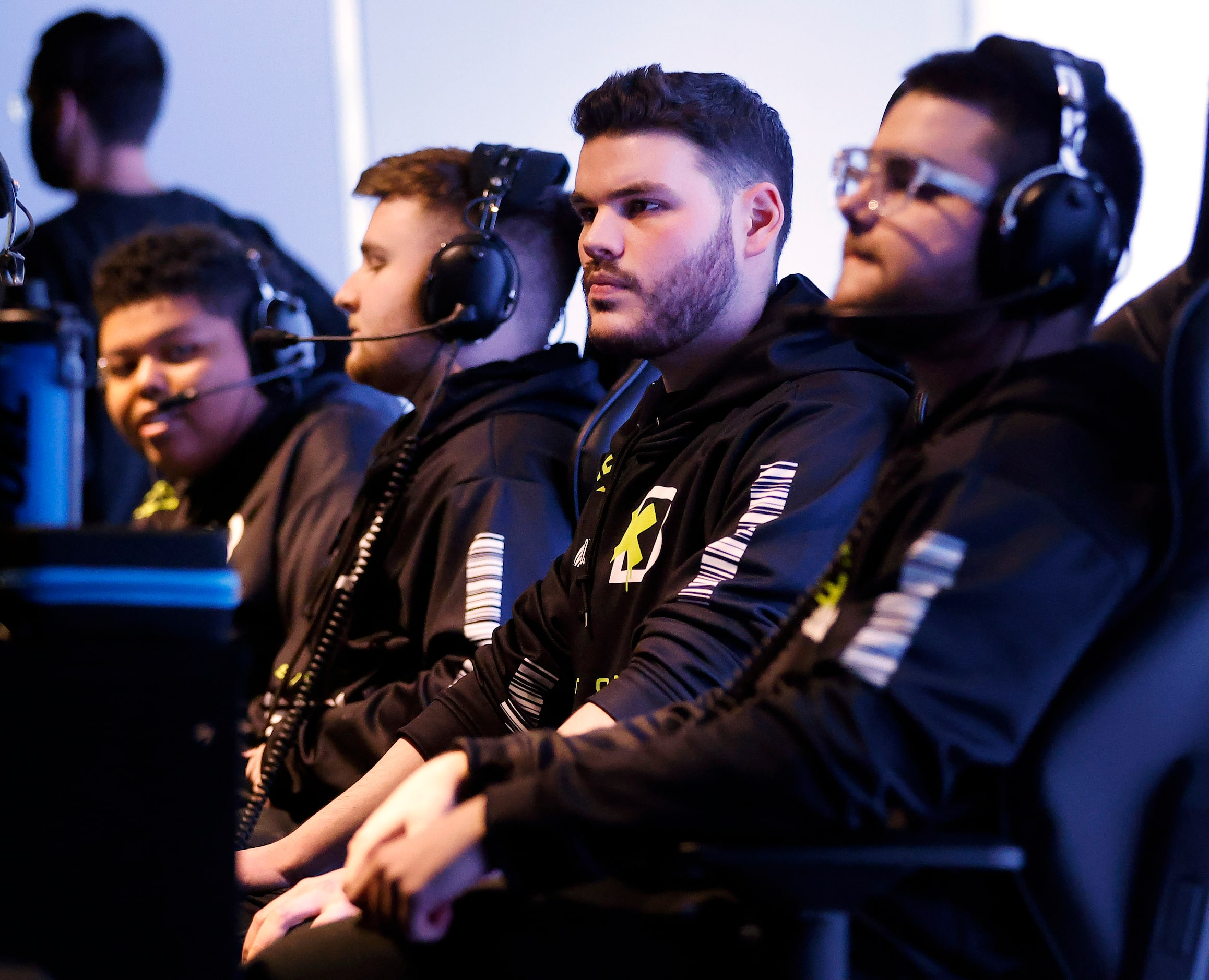 Boston Breach players (from left) Capsidal (Kenyen Sutton), TJHaLy (Thomas Haley), Methodz...