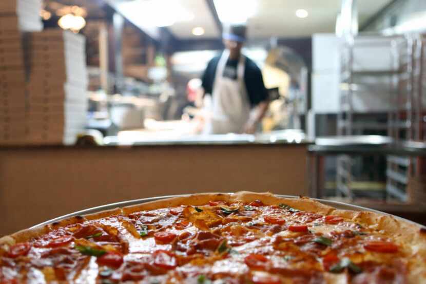 Zoli's makes New York-style pizzas -- big ones -- that are sold by the slice.