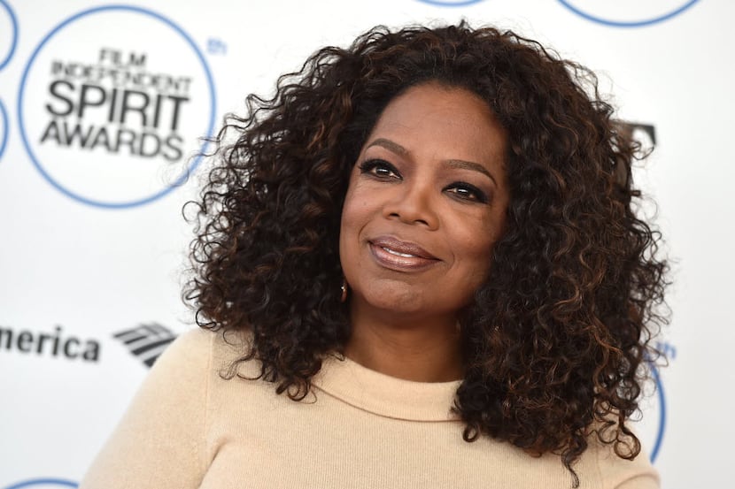 In this 2015 file photo, Oprah Winfrey arrives at the 30th Film Independent Spirit Awards in...