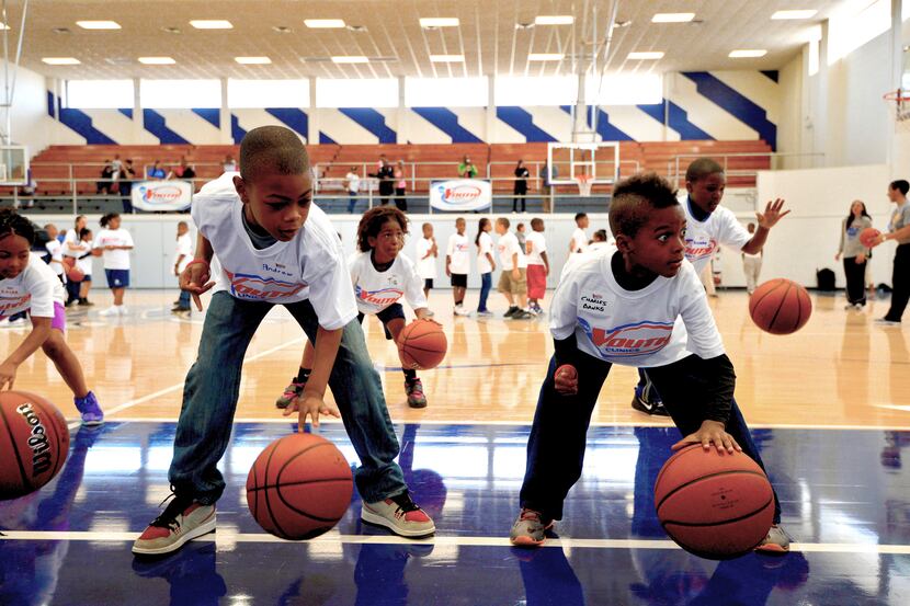 Kids can participate in a youth basketball clinic at Tourney Town in Dallas on April 1.