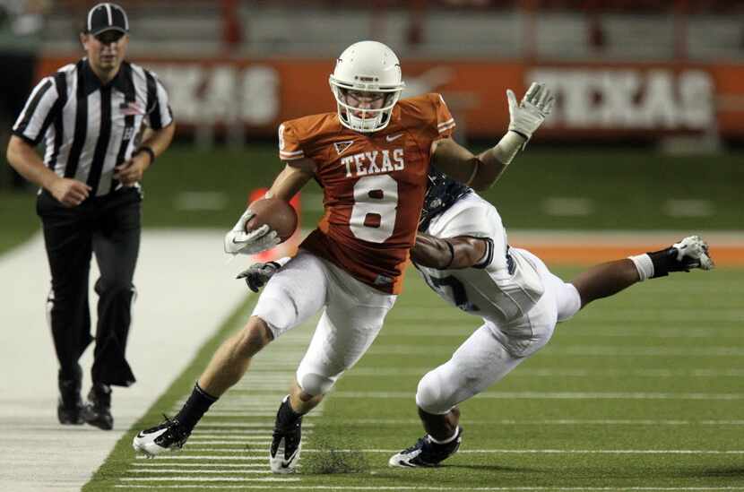 Wide receiver: Jordan Shipley, Texas (14% of the vote) / Career stats: 248 receptions, 3,191...